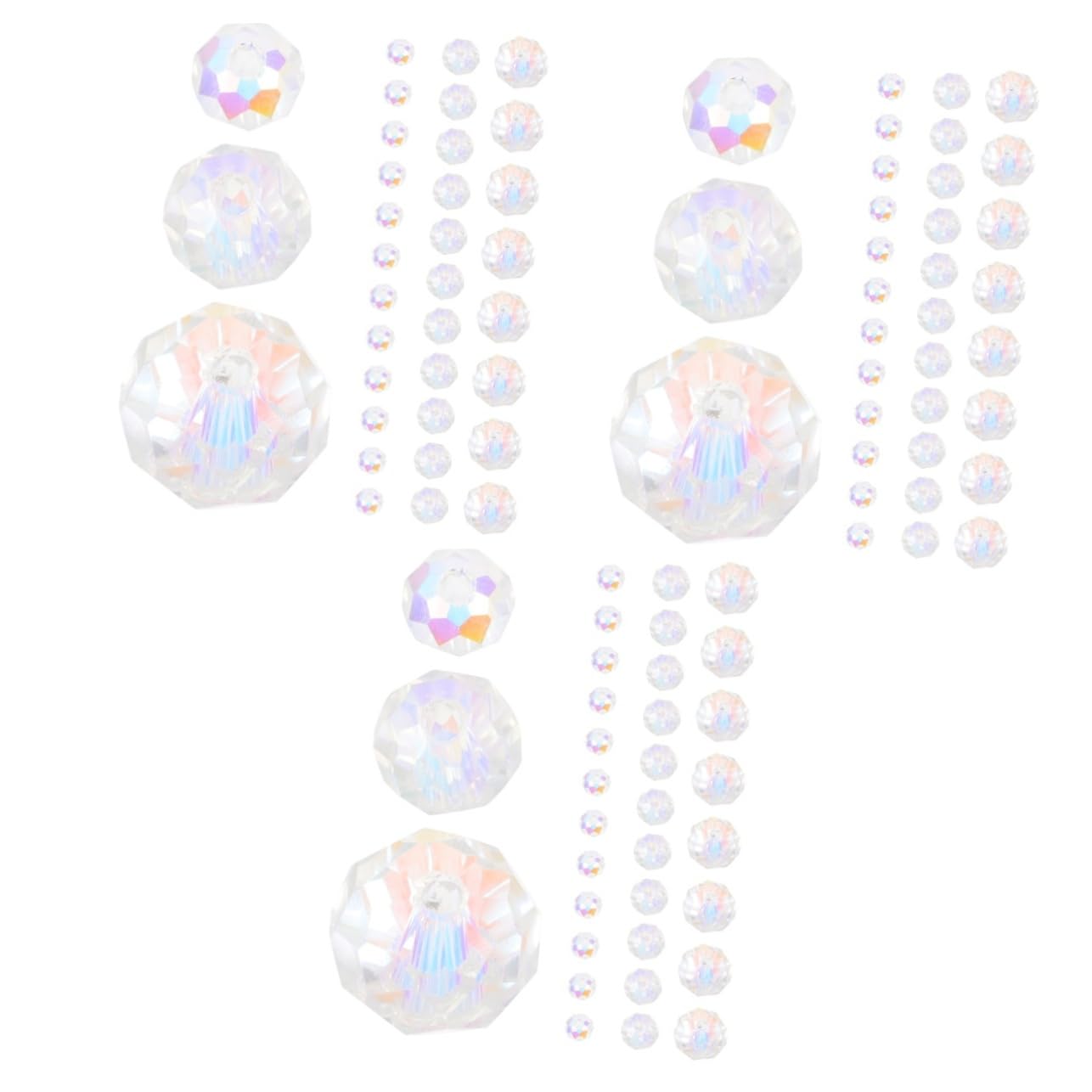 Perles en vrac SHINEOFI couleur AB pour création de bijoux et rideaux strass x1050