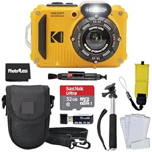 Kodak PIXPRO WPZ2 Rugged Waterproof Shockproof Digital Camera 16MP 4X Optical Zoom 1080P Full HD Video, 2.7