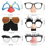 Ocean Line Halloween Glasses - 6 Pairs Fun Halloween Costume Party Favors - Image 2