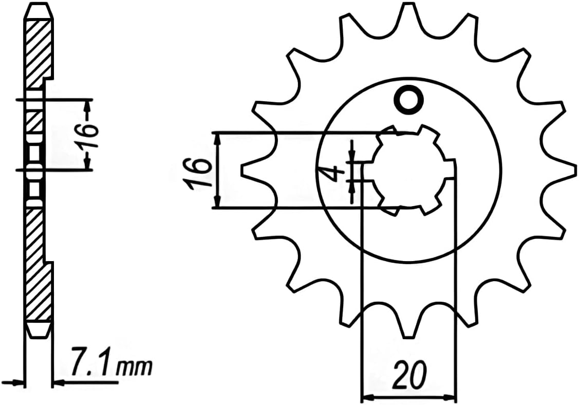 428 Motorcycle Chain and Sprocket Kit compatible with Kawasaki KX100 1998-2021 (428 Chain Conversion Kit)