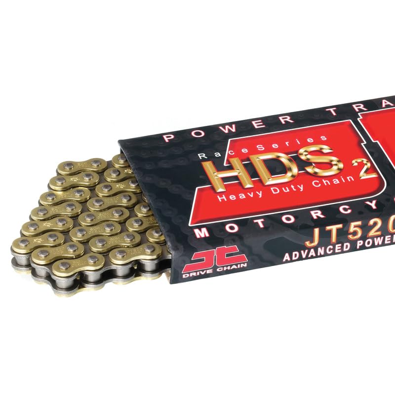 フルセット28 Amazon.com: JT Sprockets (JTC520HDSGB120SL) Gold/Black 120