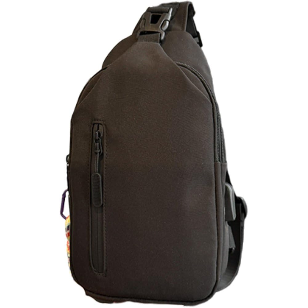 Casiler Multi-functional Small Chest Sling Bag, Casual Crossbody Shoulder Pack for Hiking Travel Shopping Daily Use