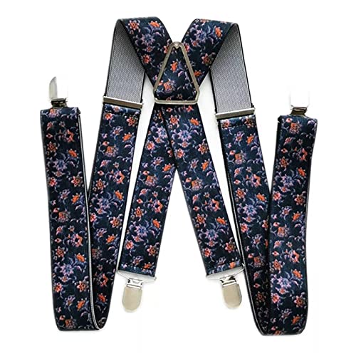Tirantes de hombre de 3.5 cm de ancho con espalda en X y acabados premium para trajes