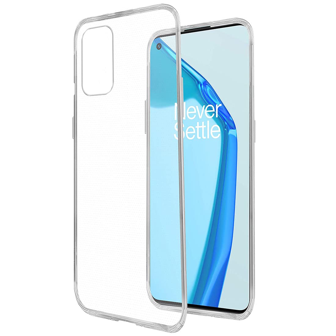 Amazon Brand - Solimo Silicone Mobile Cover For Oneplus 9R (Soft & Shockproof Back Case with Inbuilt Cushioned Edges) Transparent (B098PG7FPR) Amazon Price History, Amazon Price Tracker