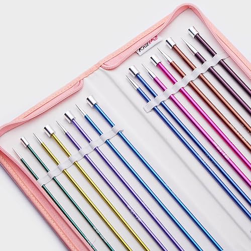 KnitPro Zing Deluxe Single Pointed Needle Set 12" (30cm), Multicolour - Image 3