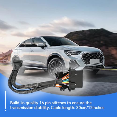 Cable OBD2 conector Y de 30 cm para mantener GPS y diagnosis conectados 4