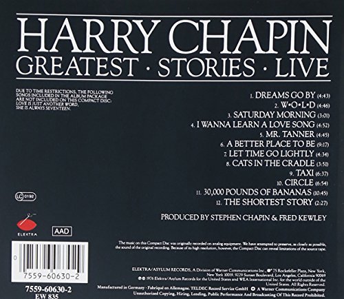 Harry Chapin - Greatest Stories - Live
