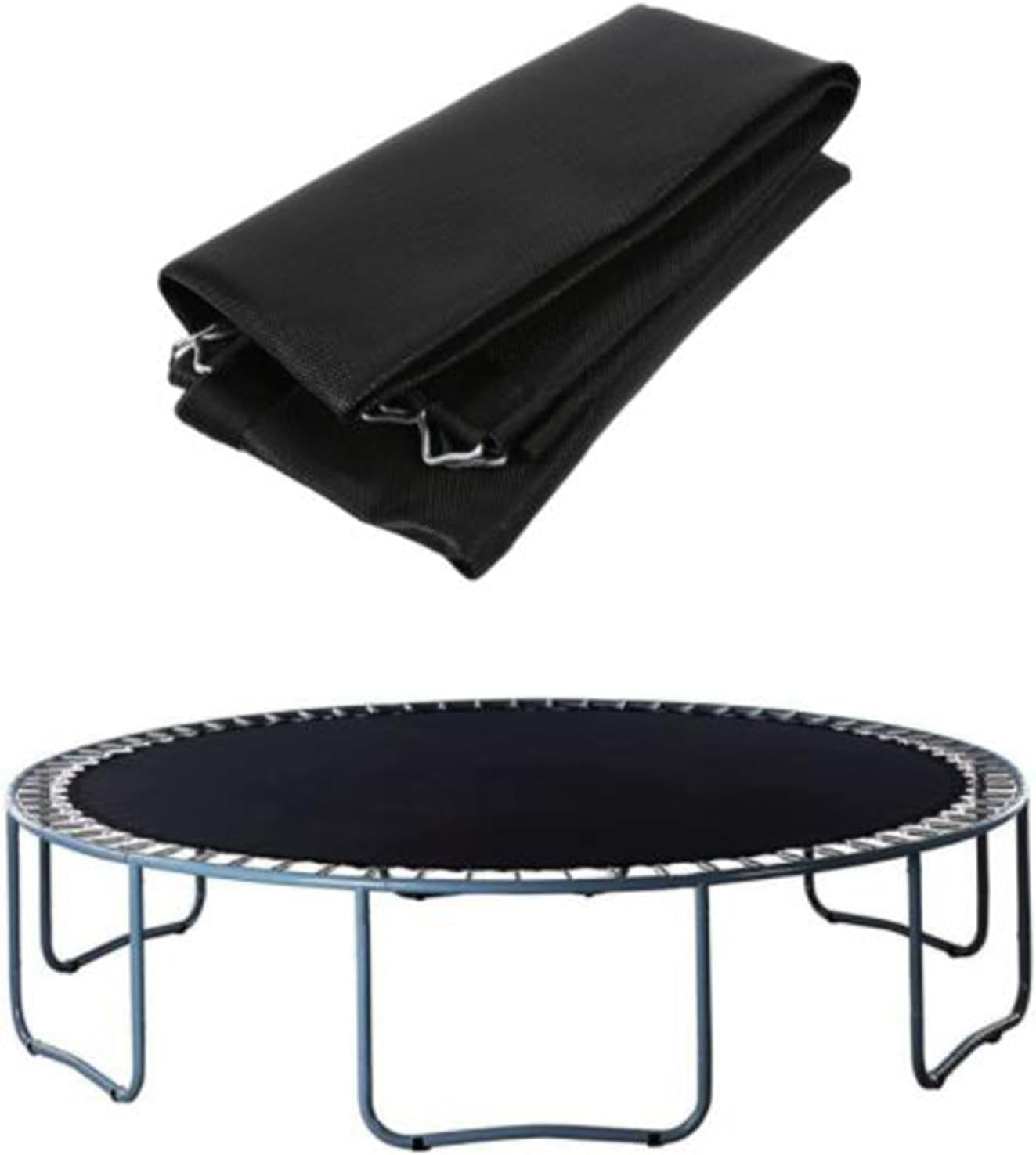 Tappeto da Volteggio da 3 Metri - Tappeto di Ricambio Flessibile per Esterni con 60 Fibbie, Resistente alle intemperie, Facile da installare, Adatto per arene di Volteggio circolari.