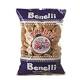 Benelli- Amaretti - Galletas- Bollos de Almendras Molidas- Producto Italiano por Excelencia- 300 Gramos