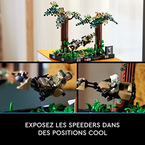 Lego Star Wars Diorama De La Course poursuite En Speeder Sur Endor 75353 Lego La Boîte - vue 9