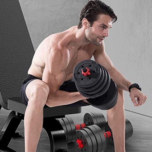 image for HUEP Adjustable Dumbbell Set, Male and Female Fitness Free Weight Dumb