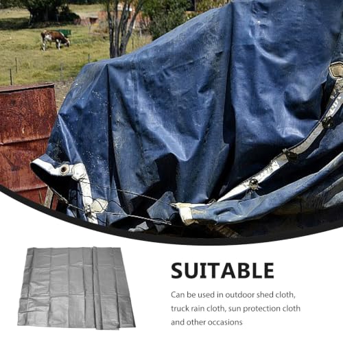 Lona resistente PE para toldo exterior color plata marca DECHOUS 8