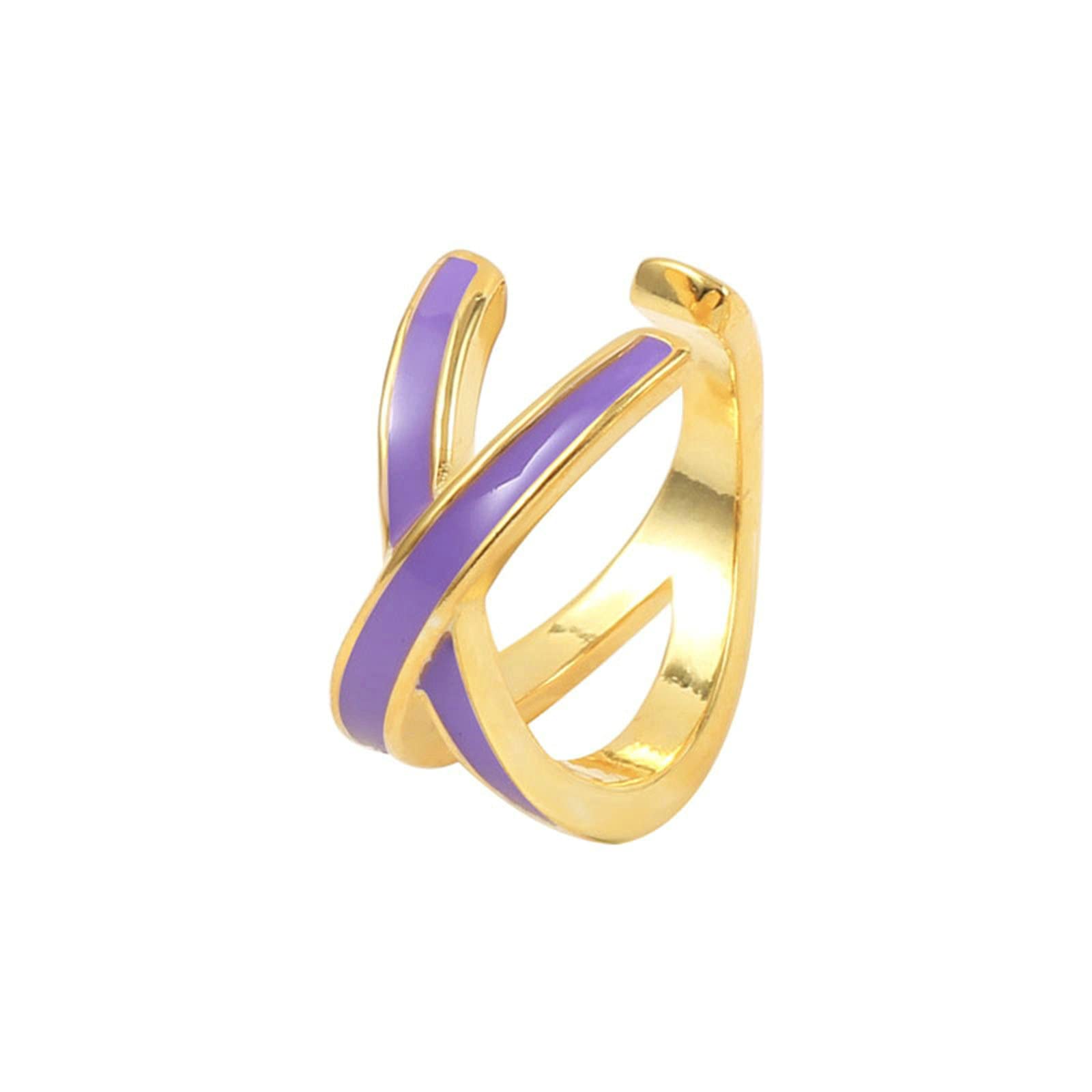 Orecchini Donna Argento 925 Lobo, Orecchini A Clip Verde Croce Smaltata A Doppio Strato Donna Orecchini