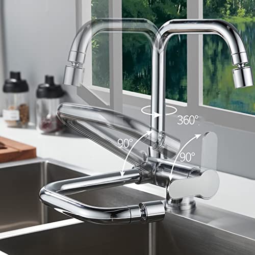 Fenêtre bloquée ? Robinet de cuisine pliant en laiton chrome orientable