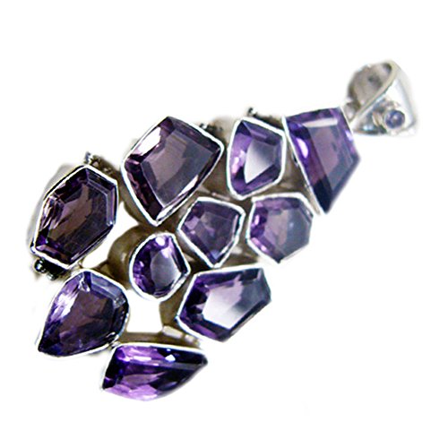 Collier améthyste bijoux astrologiques en argent 925 pierre naissance femme