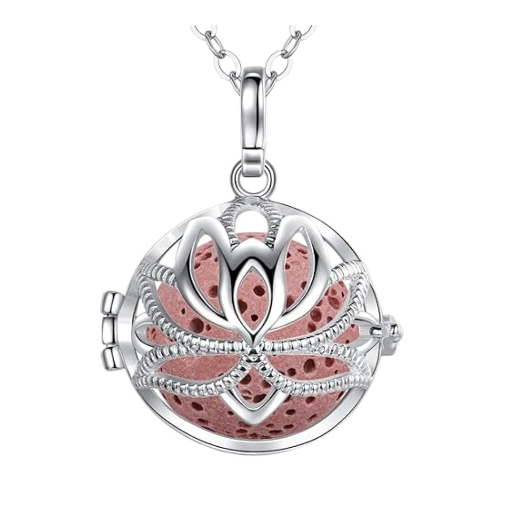 Essence Pendant with Lava Stone Diffuser - Lotus