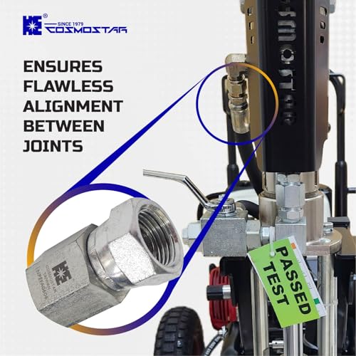 Image of Cosmostar 3 /8 inch NPTF Female x 3 /8 inch NPSM Swivel Pipe Swivel, Hydraulic Adapter(NPEFA0606)
