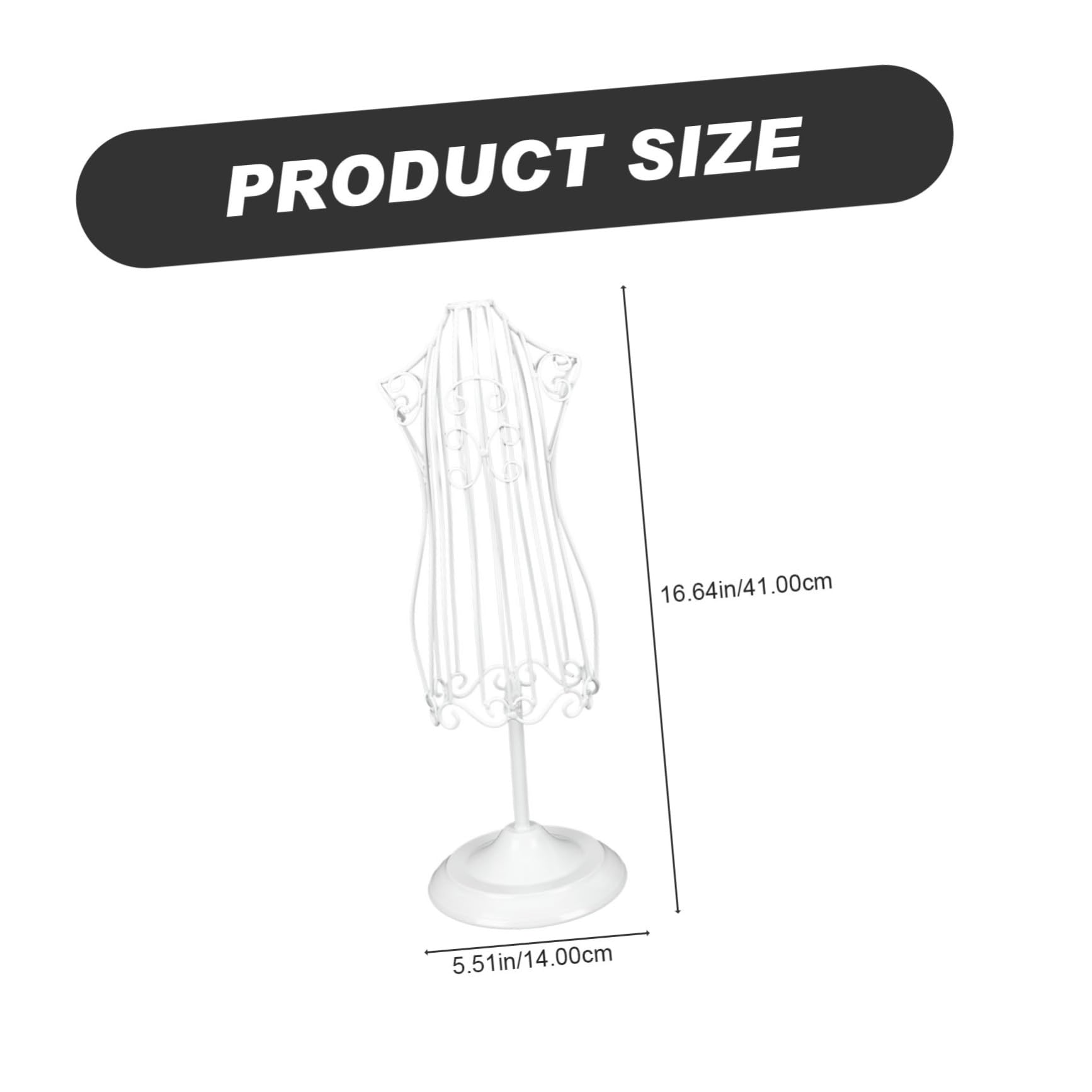 Ipetboom Stand Espositivo in Ferro Bianco per Abbigliamento Pet Superficie Liscia e Lavorazione Fine, per Mensole e Stend Abiti per Animali Domestici