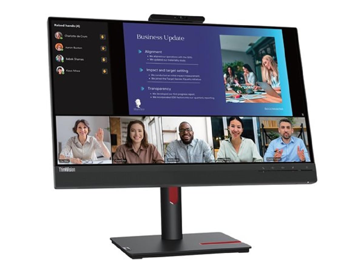 Lenovo Black Thinkvision T24v-30 - 60.5 Cm (23.8") - 1920 X 1080 Pixels Full Hd Led Monitor