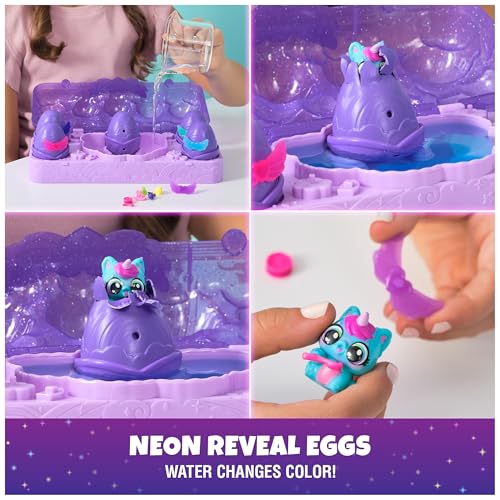 Hatchimals Alive, Neon Rainbow Egg Carton Toy with 5 Mini Figures in Color Reveal Eggs & 11 Accessories, Kids Toys for Girls & Boys Ages 3 and up - Image 4