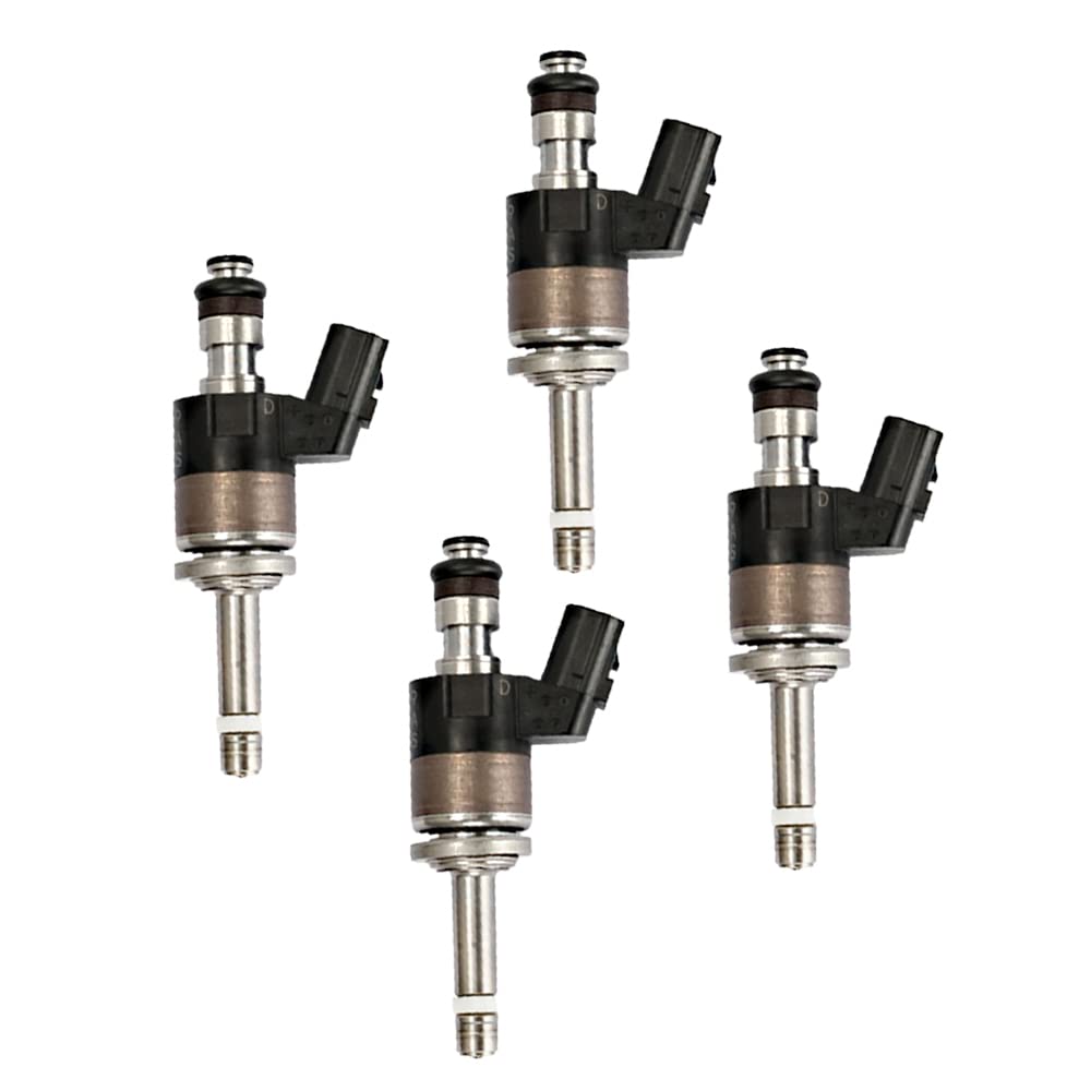 Riloer 4pcs motor de reemplazo de inyectores de combustible, compatible con H0NDA Fit 1.5L 2015 2016 2017 2018 2019, 160105R1305 16010-5R1-315 160105R1315