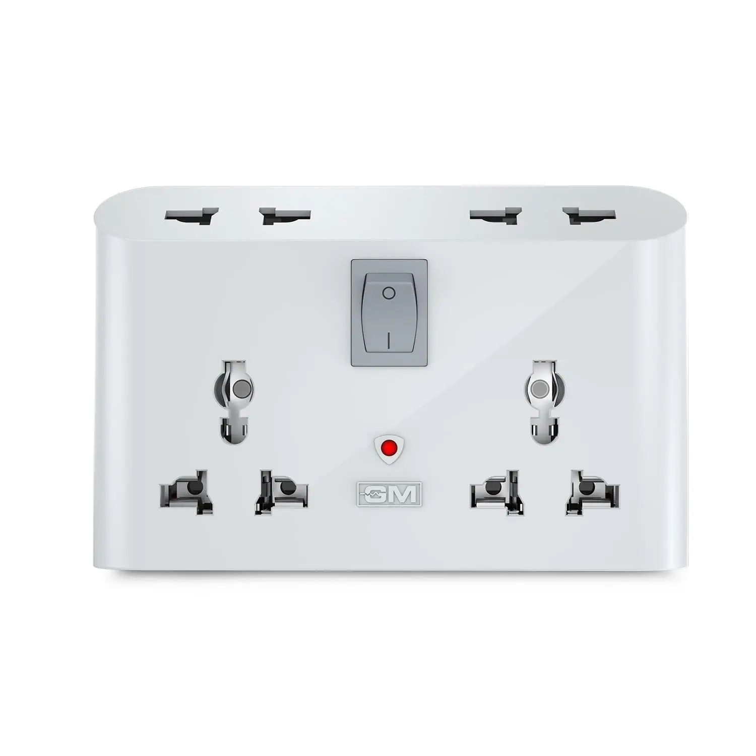 GM 3019 3 Pin Universal Multi Plug Travel Adaptor with 6 AMP for Home Applications, Computers, Laptops - 49% off at DetectaDeal