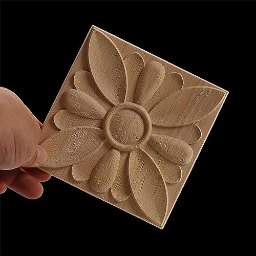 Calcomanía de talla madera para decoración del hogar en proyectos de restauración de ventanas 3