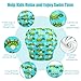 wegreeco Baby & Toddler Snap One Size Adjustable Reusable Baby Swim Diaper (Diving, Ocean, Turtle, Large, 3 Pack)