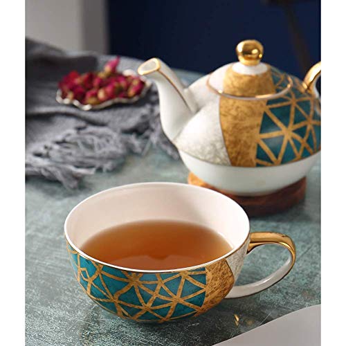 Tetera japonesa de cerámica, tetera de porcelana, tetera grande, tetera y cortador de cerámica de corte, juego de té de… - Imagen 6
