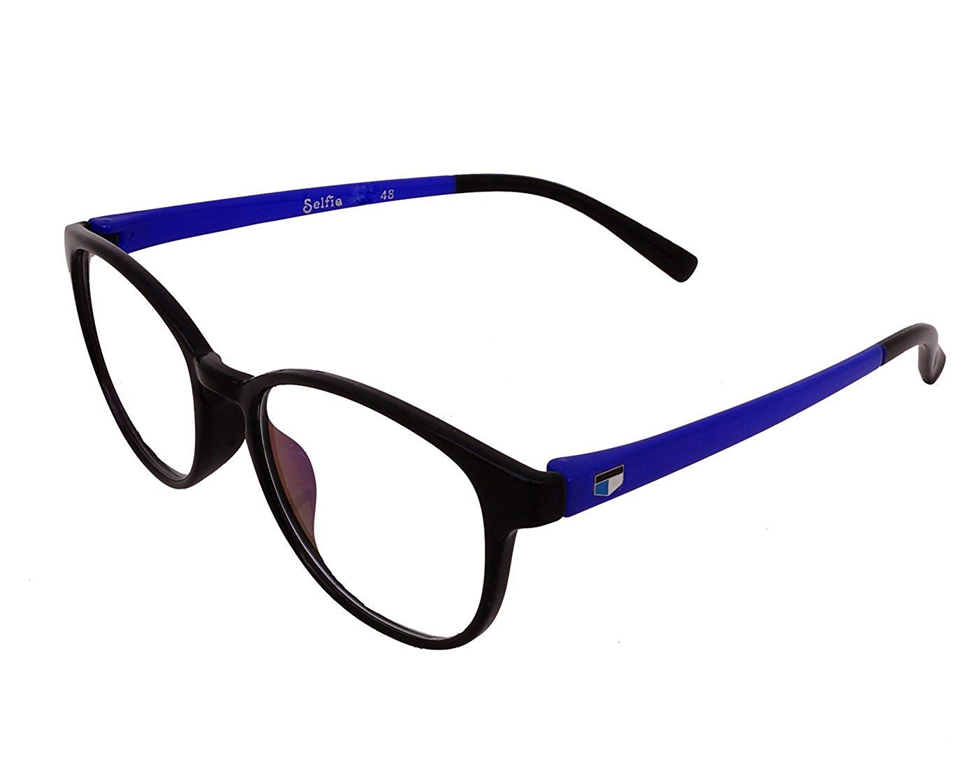 Zeydan Round Spectacle Frame for Boys and Girls (blue) - Image 2 thumbnail