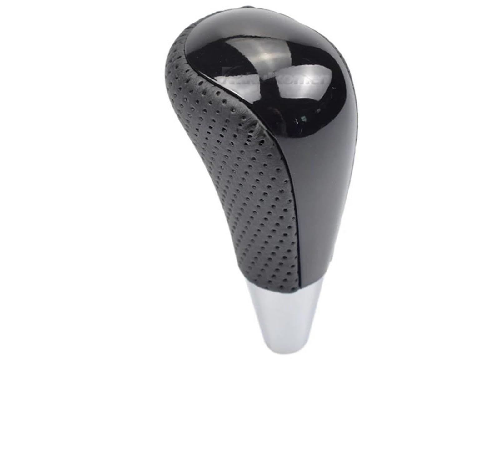 Ydxherta Black Leather Hole Gear Automatic Shift Lever Stick Knob For Corolla For Camry For Harrier For Fortuner Crown Walnut Leather Car Styling Spare Parts(Black Leather Hole)