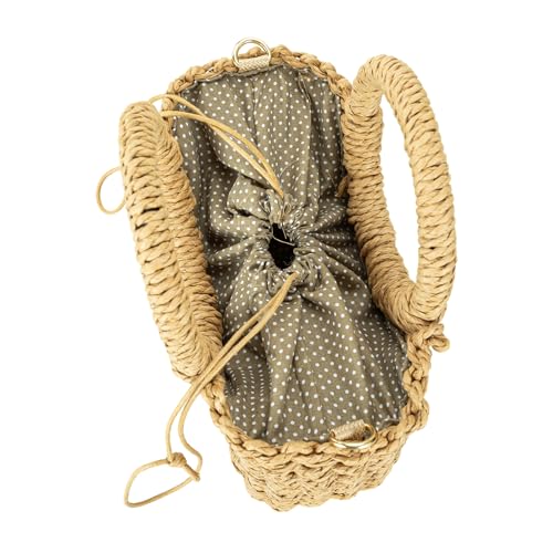 Comeon Straw Handbags for Women,Summer Beach Crossbody Handbags Woven Vacation Purse3