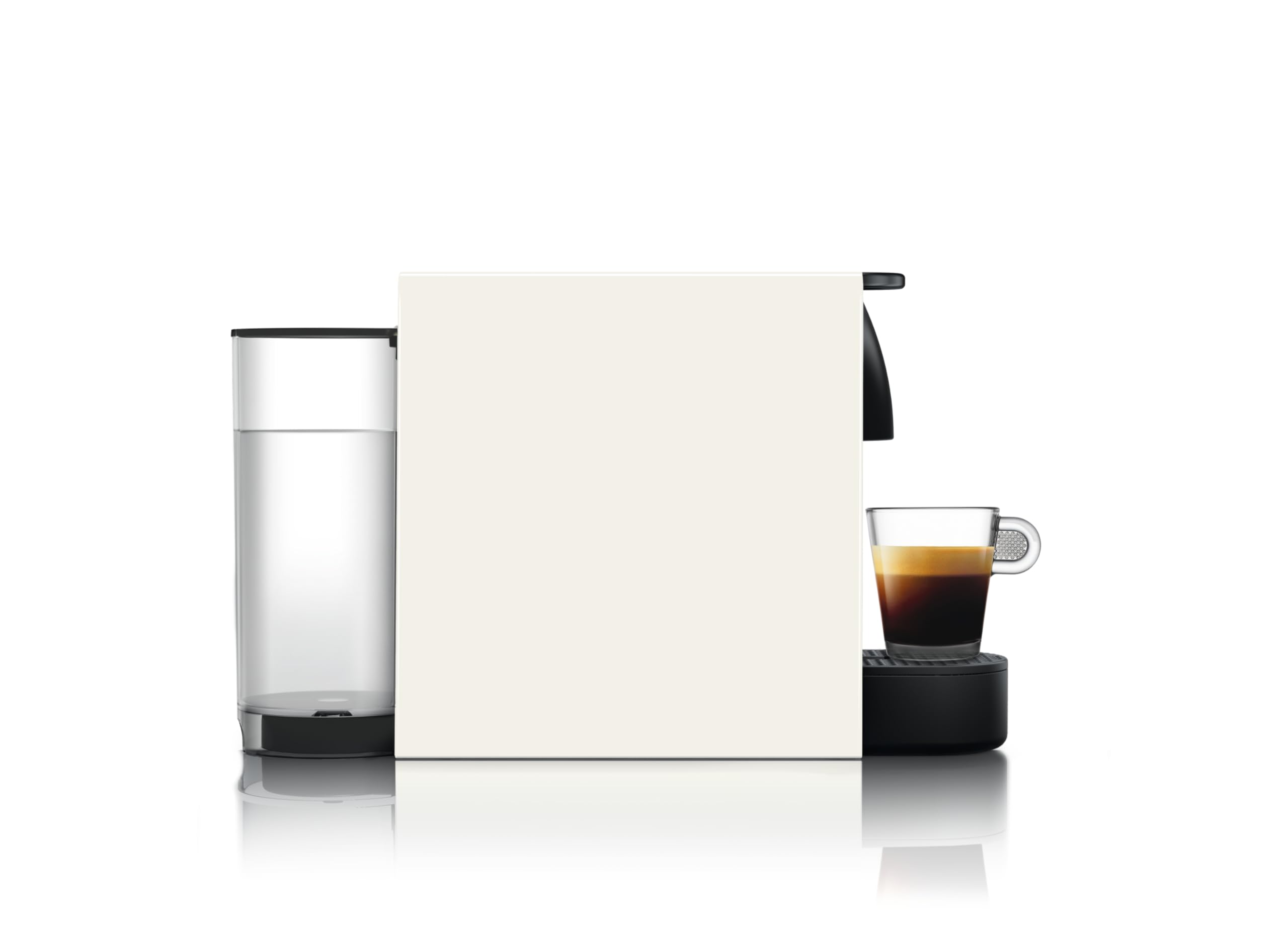 Nespresso Krups Machine à Café Essenza Mini Blanche, 19 Bars + Kit de Bienvenue, Design Compact, Expresso et Lungo, Arrêt Automatique, YY2912FD