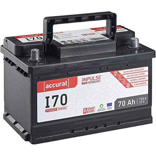 Accurat EFB-Batterie I70-12V, 70Ah, 720A für SUVs und PKWs