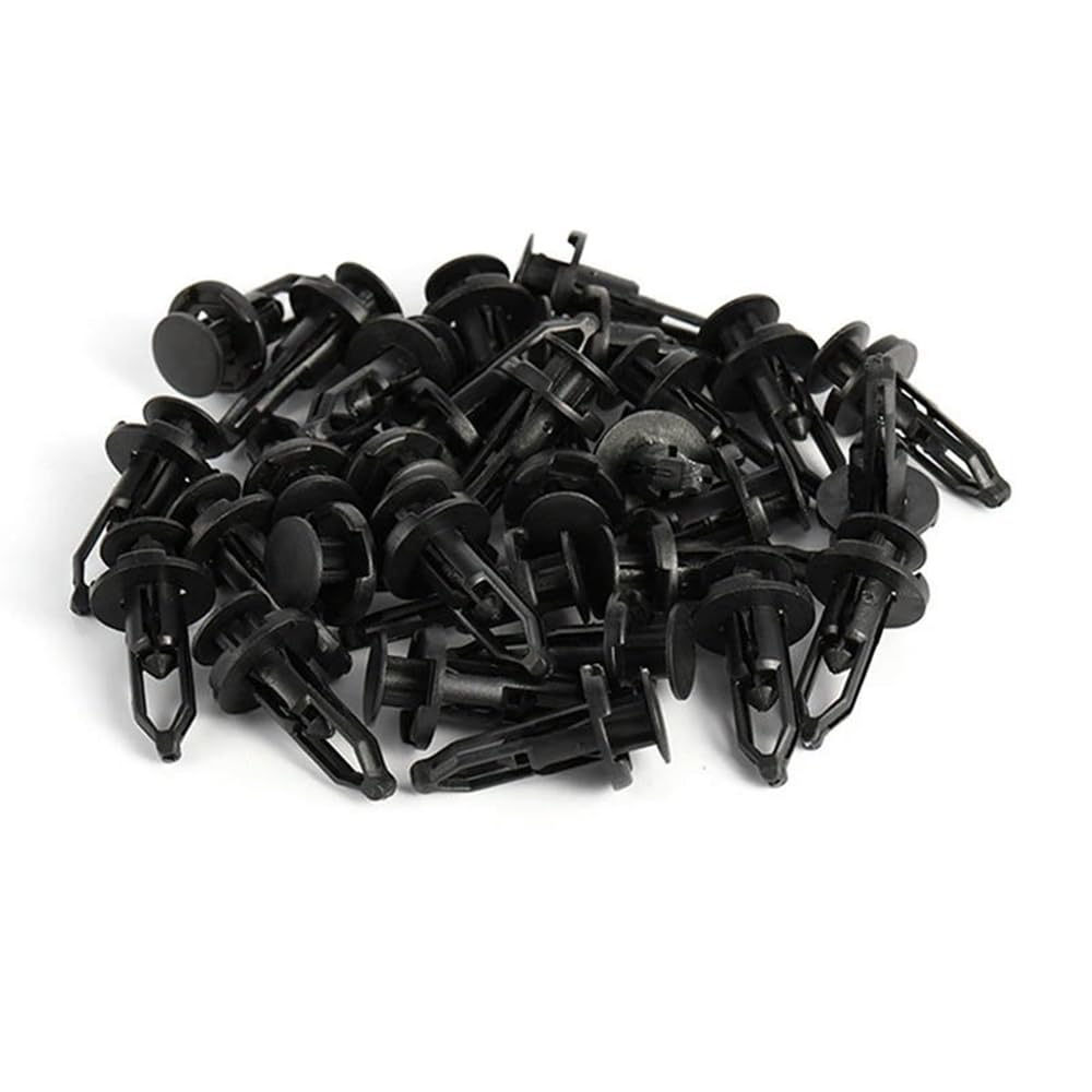 Rufutle Retainer Clip for Toyota Prado Corolla RAV4, 50Pcs 9mm Car Fender Fastener Clips Bumper Rivet Retainer Fixed Clamps