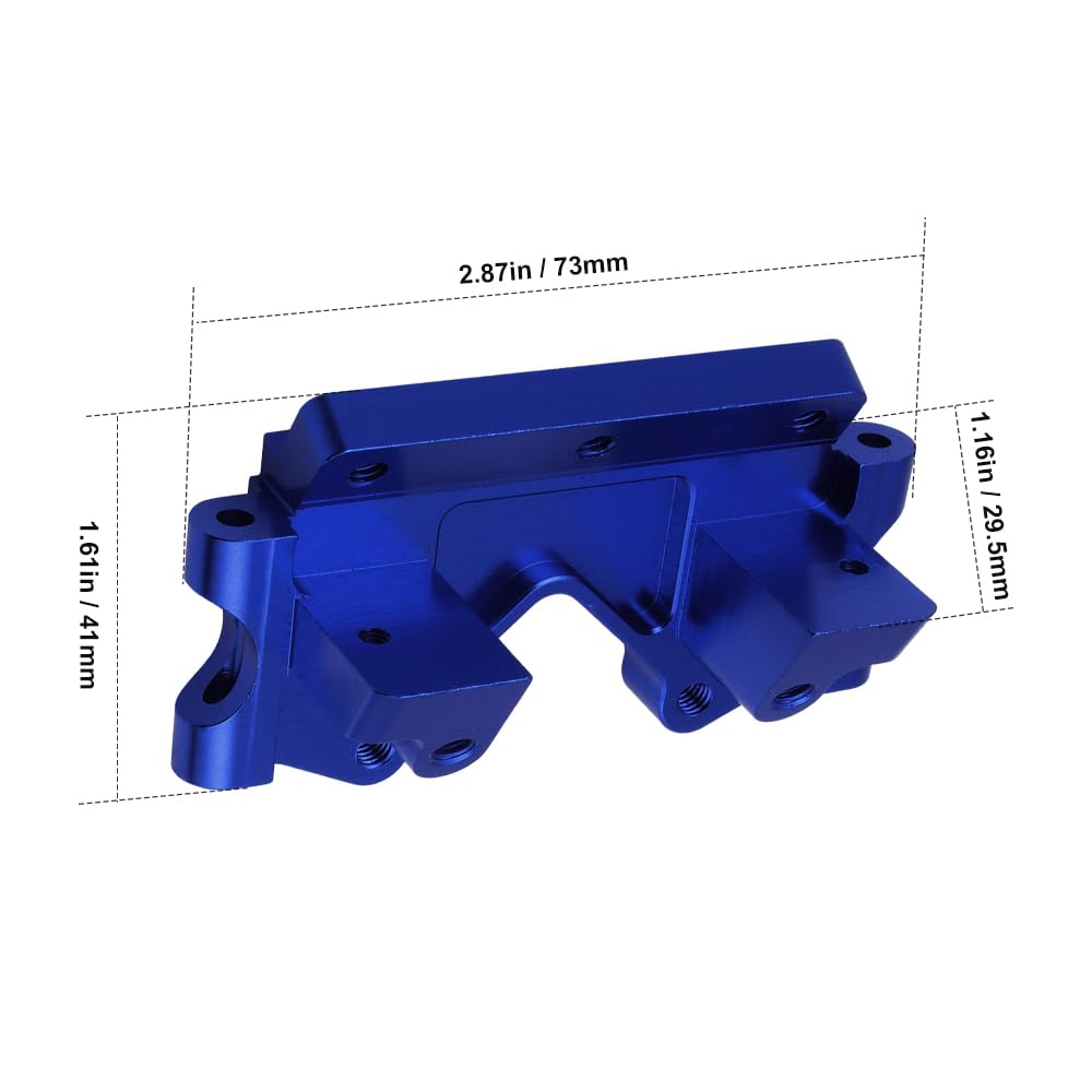 Paratia Anteriore Alluminio Per Traxxas Slash 2WD - Ricambio 2530 Blu Paratia Anteriore Alluminio Per Traxxas Slash 2WD - Ricambio 2530 Blu