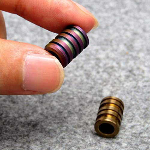 Ccanku C1123 Titanium Alloy Tc4 Pendant Knife Key Jewelry Parachute Cord Bead Pendant 14Mm (2 Pcs) … #TOP5