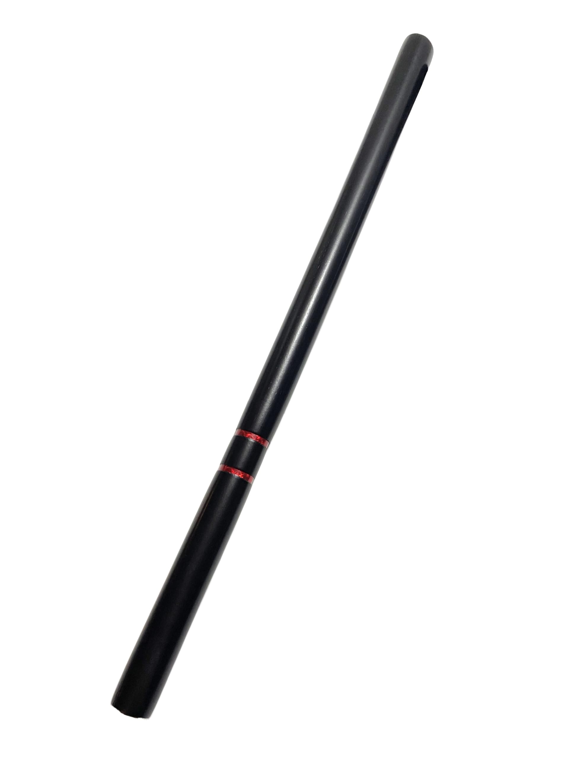 Set Escrima Stock schwarz mit Waffentasche - 65 cm stabile Ausführung - Trainingsstick Arnisstock Holz Eiche Kurzstock Kali Kampfsport, Kali Arnis SV