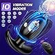 PQKuss Analvibrator Prostata Stimulator Silikon mit 3 Stromschlag und 10 vibrationsmodi,mit Fernbedienung Analplug Electric Shock Vibratoren Anal Plug Stimulation Sexspielzeug für Männer, Frauen