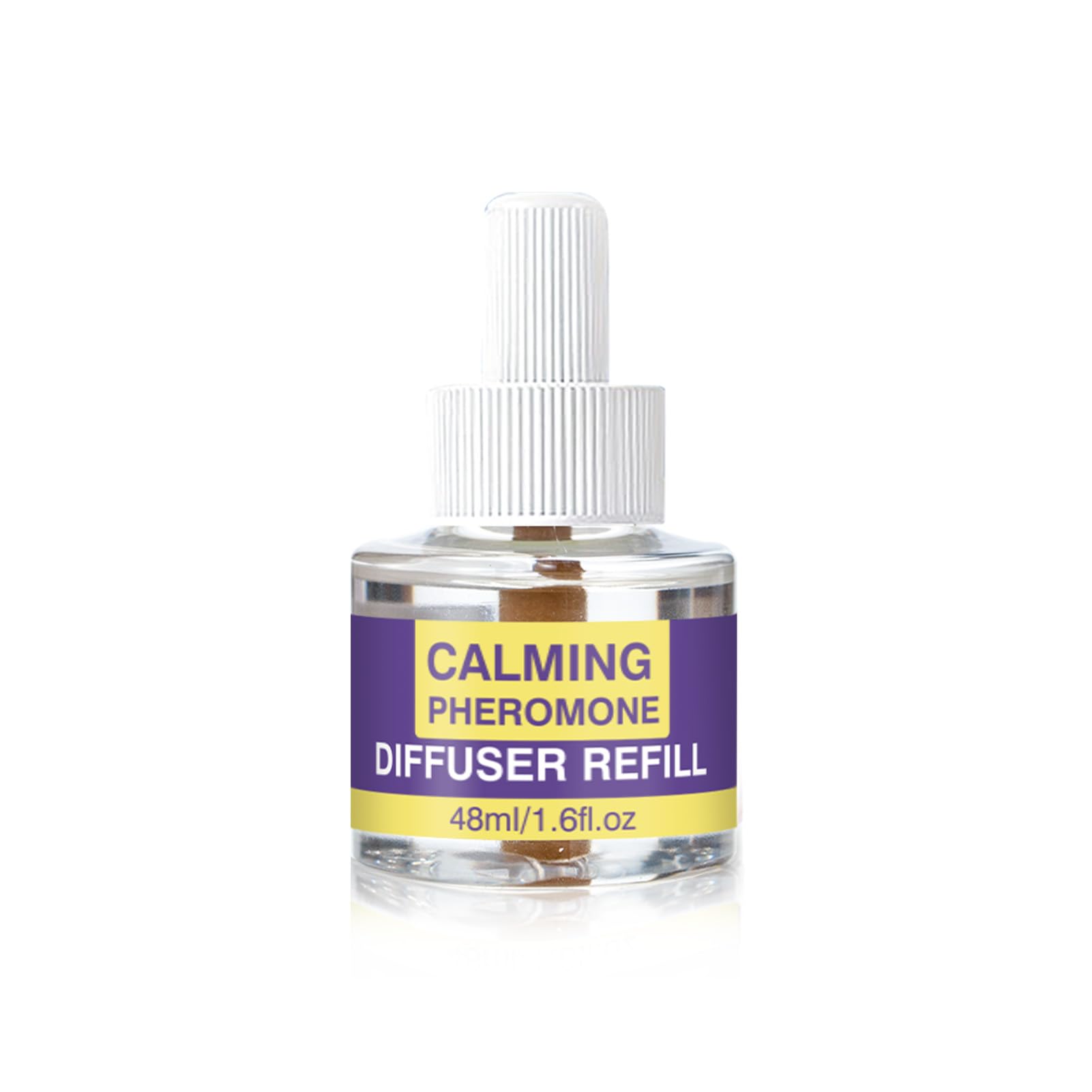 Cat Calming Diffuser Refills, Pheromones for Cats Refill Long-Lasting 30-Day Supply Pheromone to Calm Cat Soothing Anxiety Stress Compatible with Most Diffusers Plug in