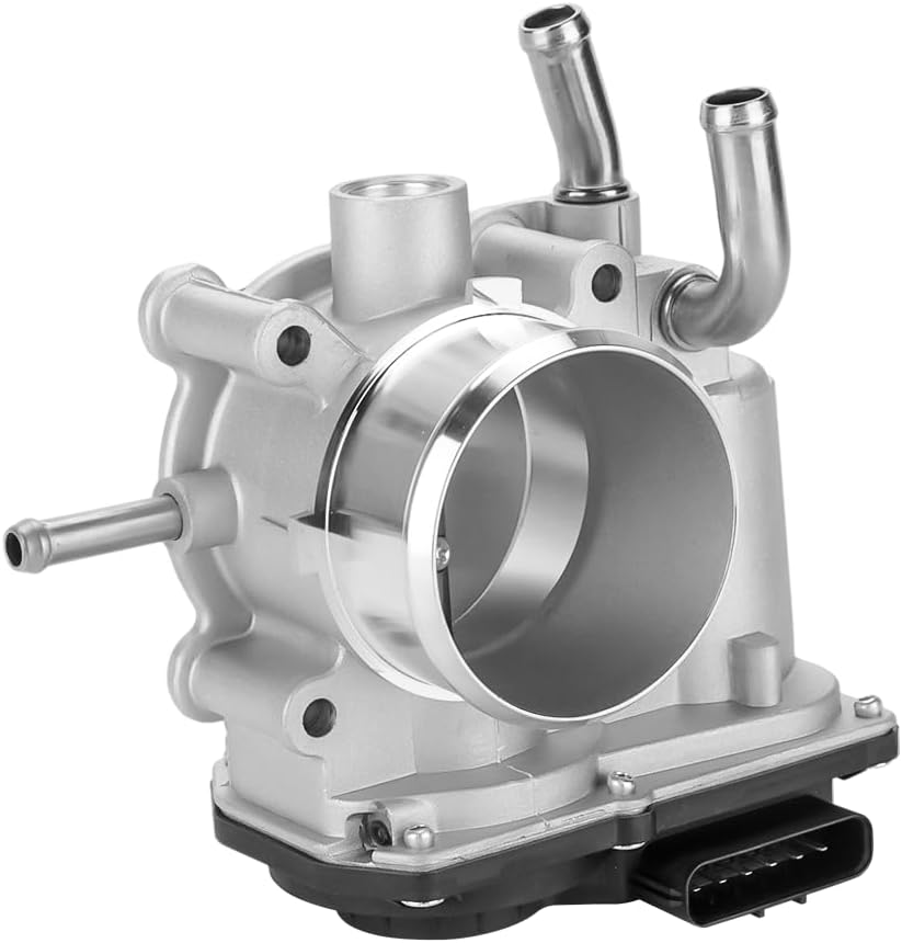 Electronic Throttle Body Assembly Compatible for Hyundai Veloster 2012-2017 / Accent 2012-2019 | for Kia Rio 2012-2018 / Soul 2012-2019 | for Dodge Attitude 2012-2014 1.6L 4Cyl Replace# 35100-2B300
