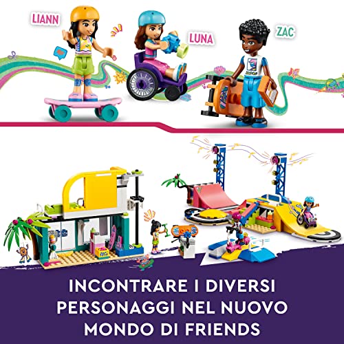 Image of LEGO Friends Skate Park 41751 Building Toy Set (431 Pieces), Multi Color