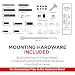 Sound Bass Arc Sound bar TV Mount, Black, Compatible with Sonos Arc Soundbar and Ultra version. Mounting Bracket for TV, Hardware Kit Included, Designed in The UK