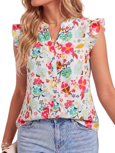 Image of Women's Dressy Striped V Neck Blouse