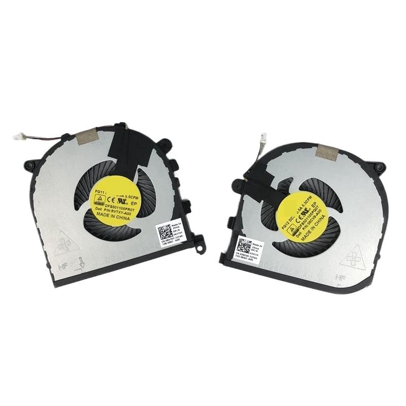 Ventilateur CPU XPS15 9550 refroidissement premium GPU 0RVTXY durable - 2