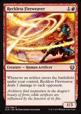 Magic The Gathering - Reckless Fireweaver (126/264) - Kaladesh