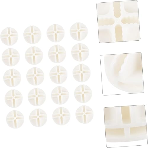 Miniatura 4 de Zerodeko Paquete de 20 conectores de plástico ABS para cubos de almacenamiento modulares, conectores de almacenamiento de cubos de alambre,