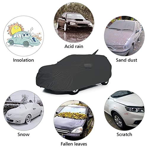 Image of Protector Mahindra XUV 300 Car Cover - Custom Fit Waterproof Car Body Cover for Mahindra XUV 300 - Grey
