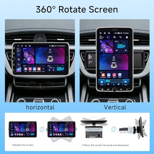 Radio para auto Hodozzy con pantalla táctil de 10 pulgadas miniatura 6