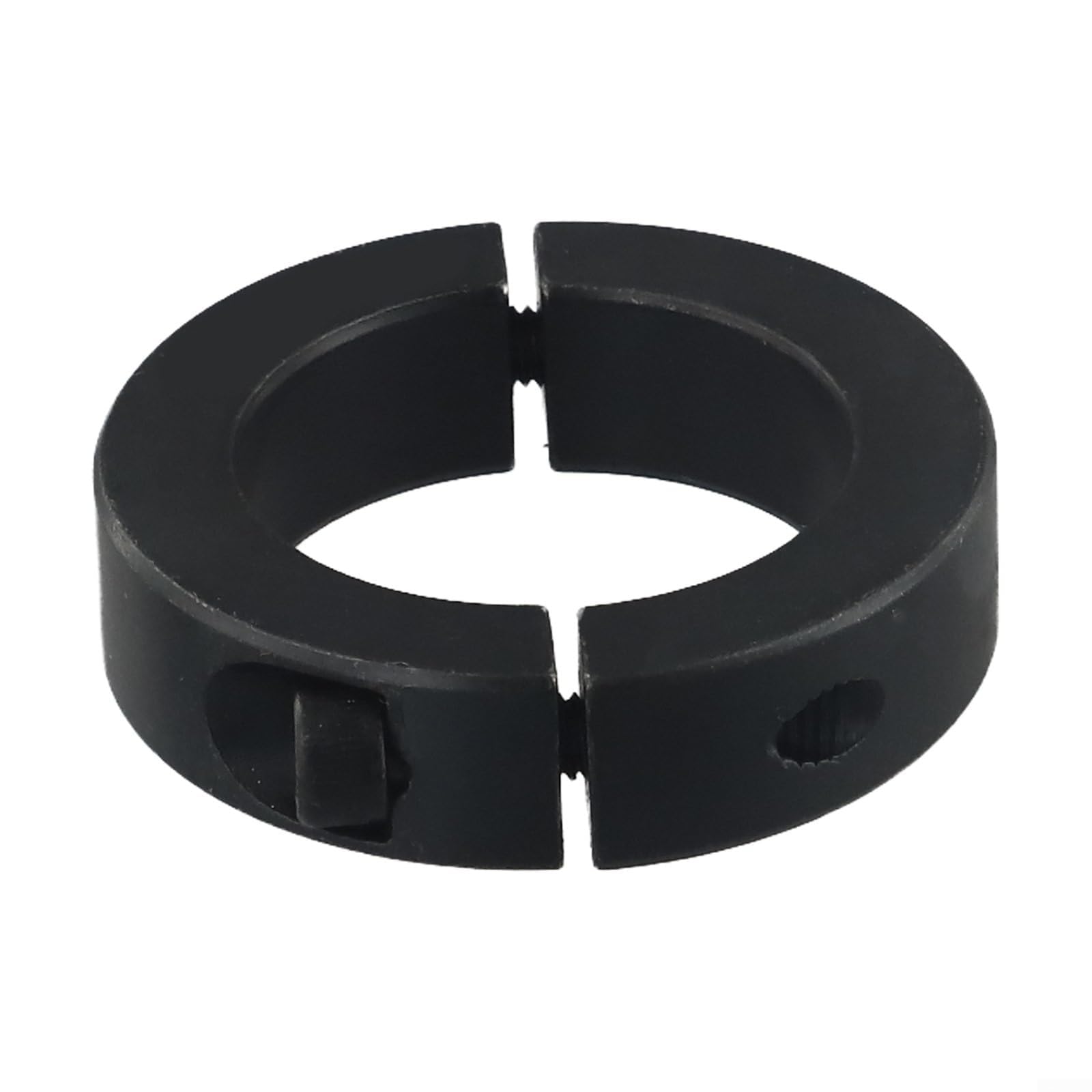 Set di 2 anelli di fissaggio divisi per collare, 10-40 mm, in acciaio nero, di grado industriale, per un fissaggio sicuro dell'albero (40 mm)